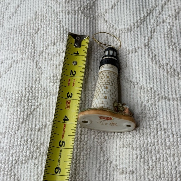 VTG 1993 LEFTON LIGHTED LIGHTHOUSE LAMP GEO.Z. LEFTON ST. SIMONS ISLAND 1872 EUC - Picture 5 of 5